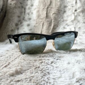 Ray Ban Sunglasses CLUBMASTER OVERSIZED RB4175 57MM / Shiny Blue Green